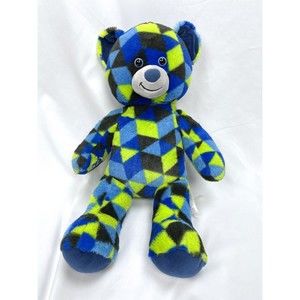Build a Bear BAB Gamer Blue Green Plush Doll Sound